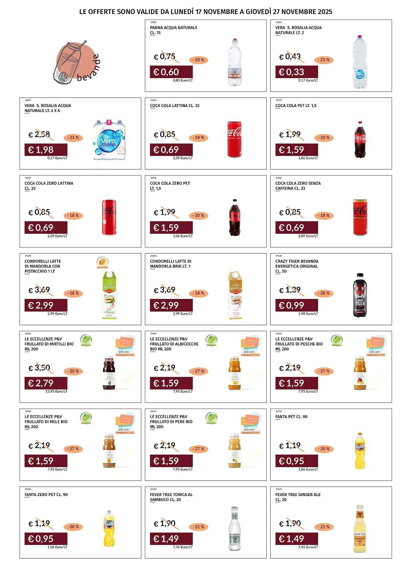Volantino Prezzemolo e Vitale da 17 novembre a 27 novembre di 2025 - Pagina del volantino 31