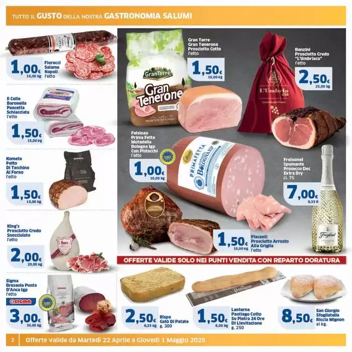 Nuova apertura da 22 aprile a 1 maggio di 2025 - Pagina del volantino 2