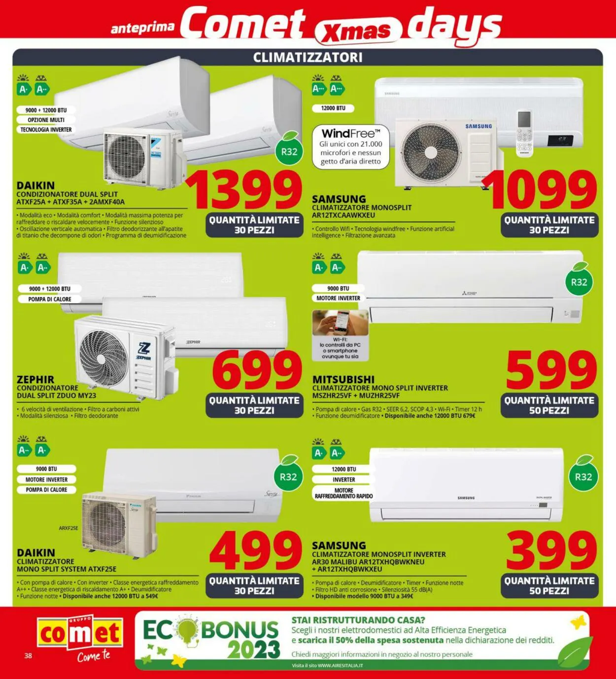 Comet Volantino attuale da 1 dicembre a 7 dicembre di 2023 - Pagina del volantino 38