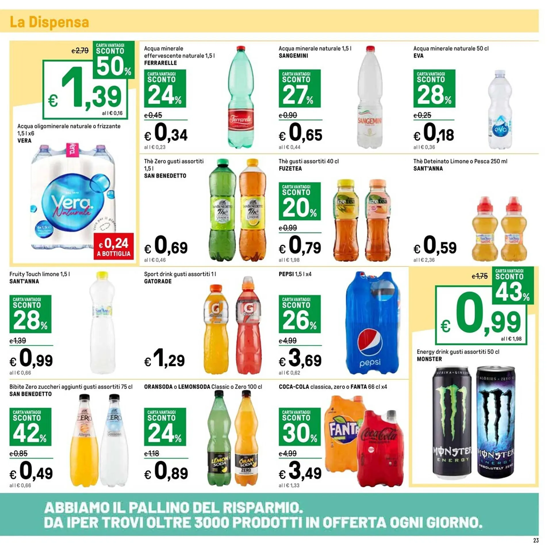 Volantino Iper La Grande da 18 agosto a 30 agosto di 2023 - Pagina del volantino 23