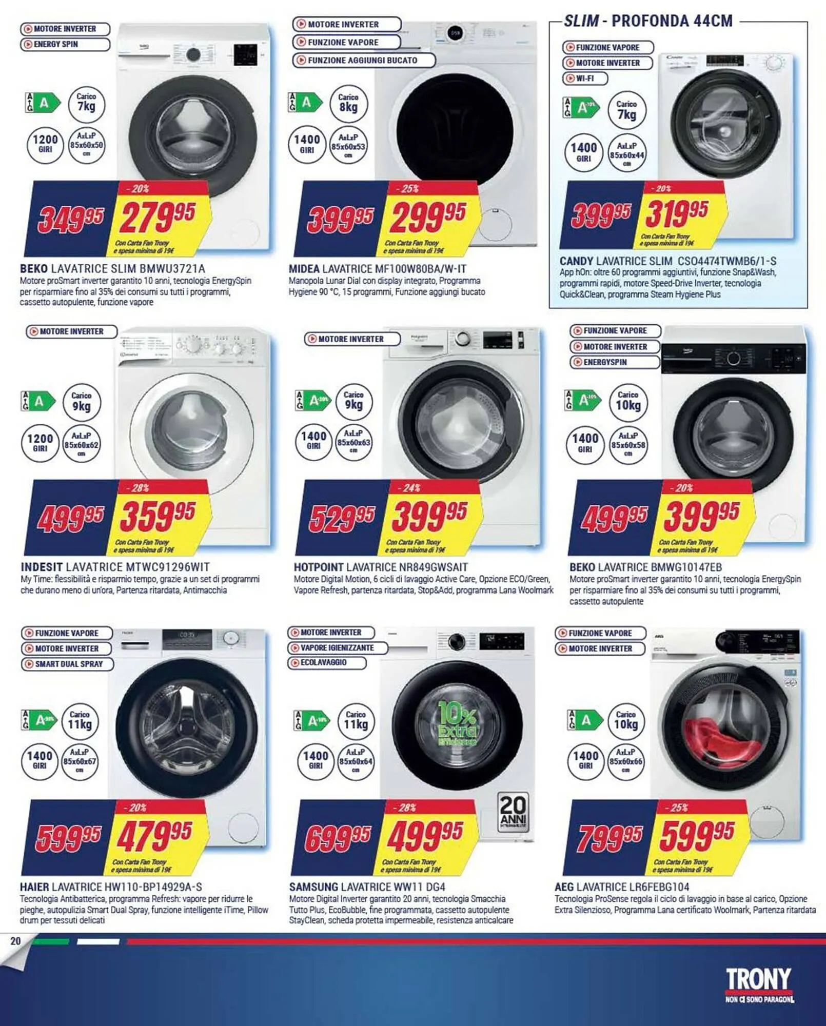 Volantino Trony da 27 dicembre a 14 gennaio di 2026 - Pagina del volantino 20