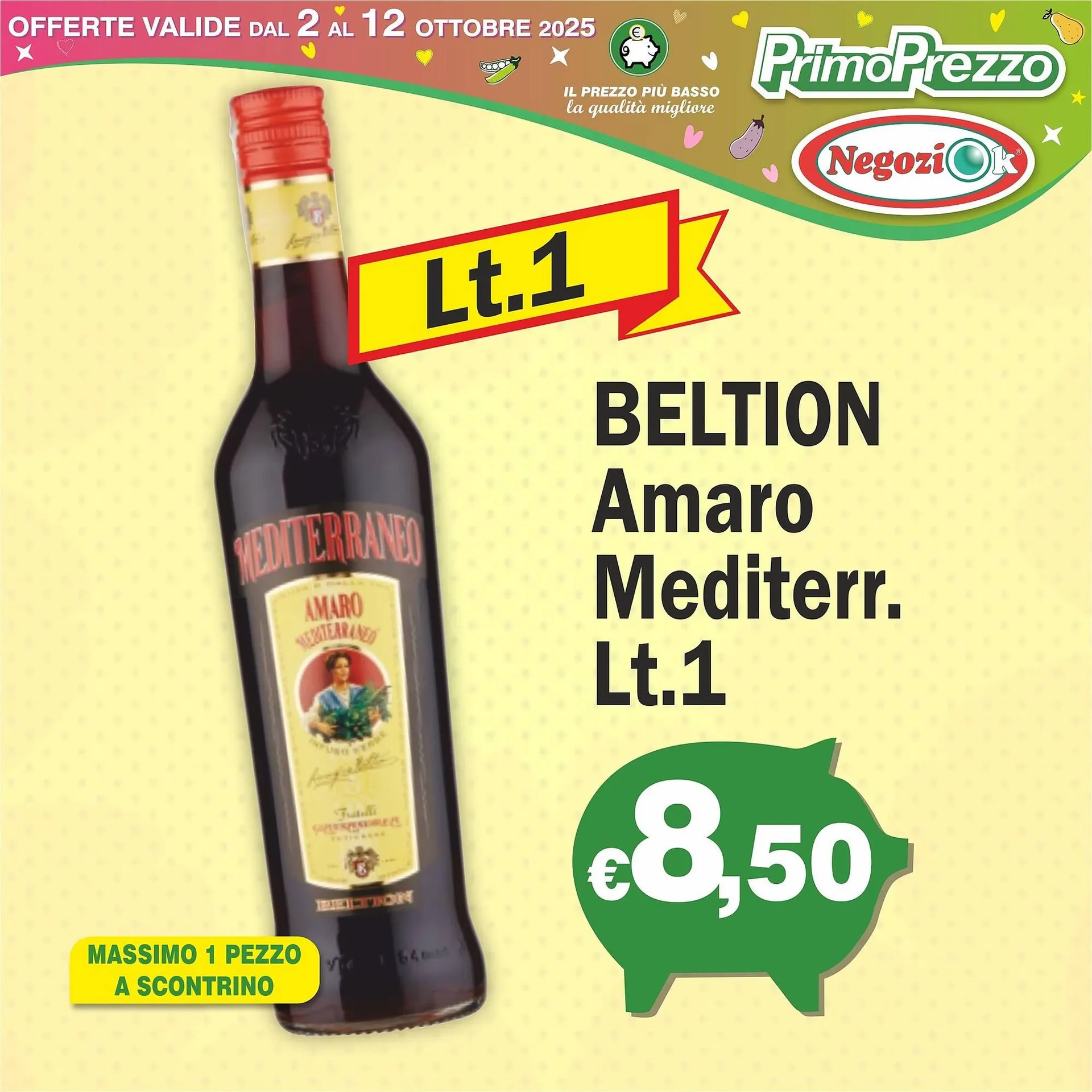 Volantino Primo Prezzo da 4 ottobre a 12 ottobre di 2025 - Pagina del volantino 1