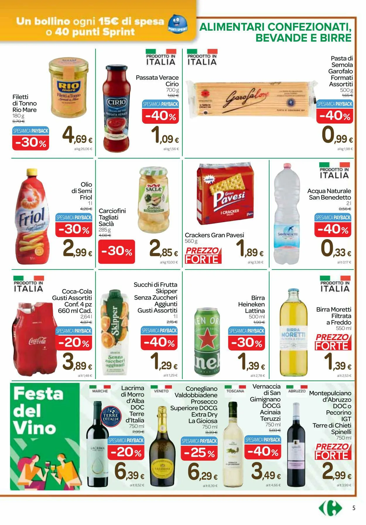 Carrefour Volantino attuale da 5 ottobre a 17 ottobre di 2023 - Pagina del volantino 5