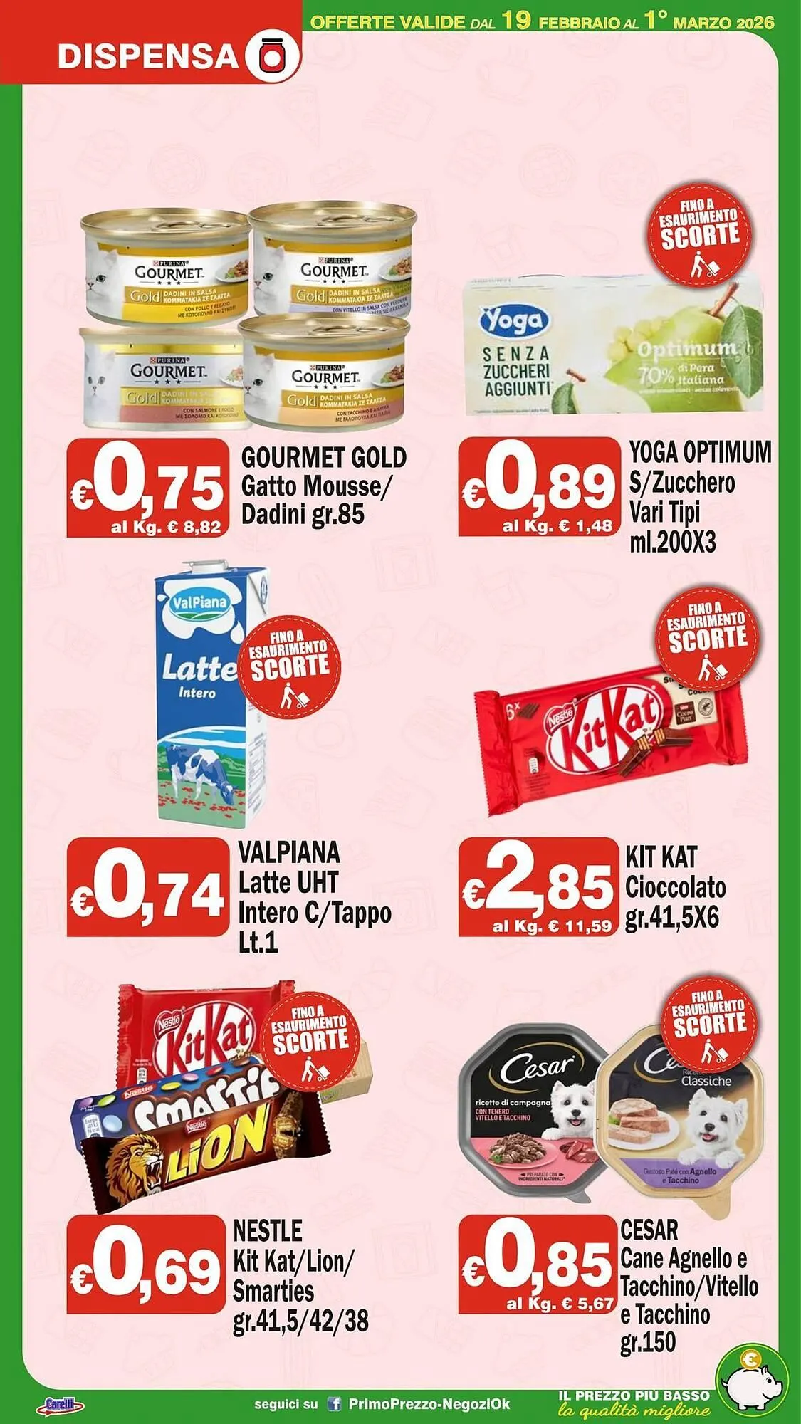 Volantino Primo Prezzo da 19 febbraio a 1 marzo di 2026 - Pagina del volantino 18