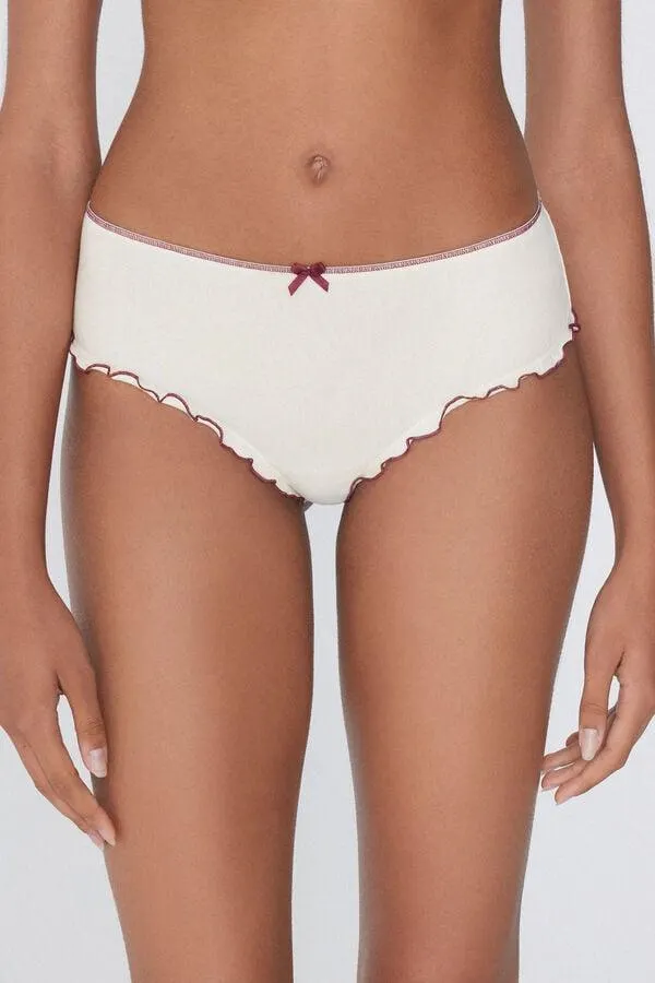 Culotte in Cotone Punto Bambola