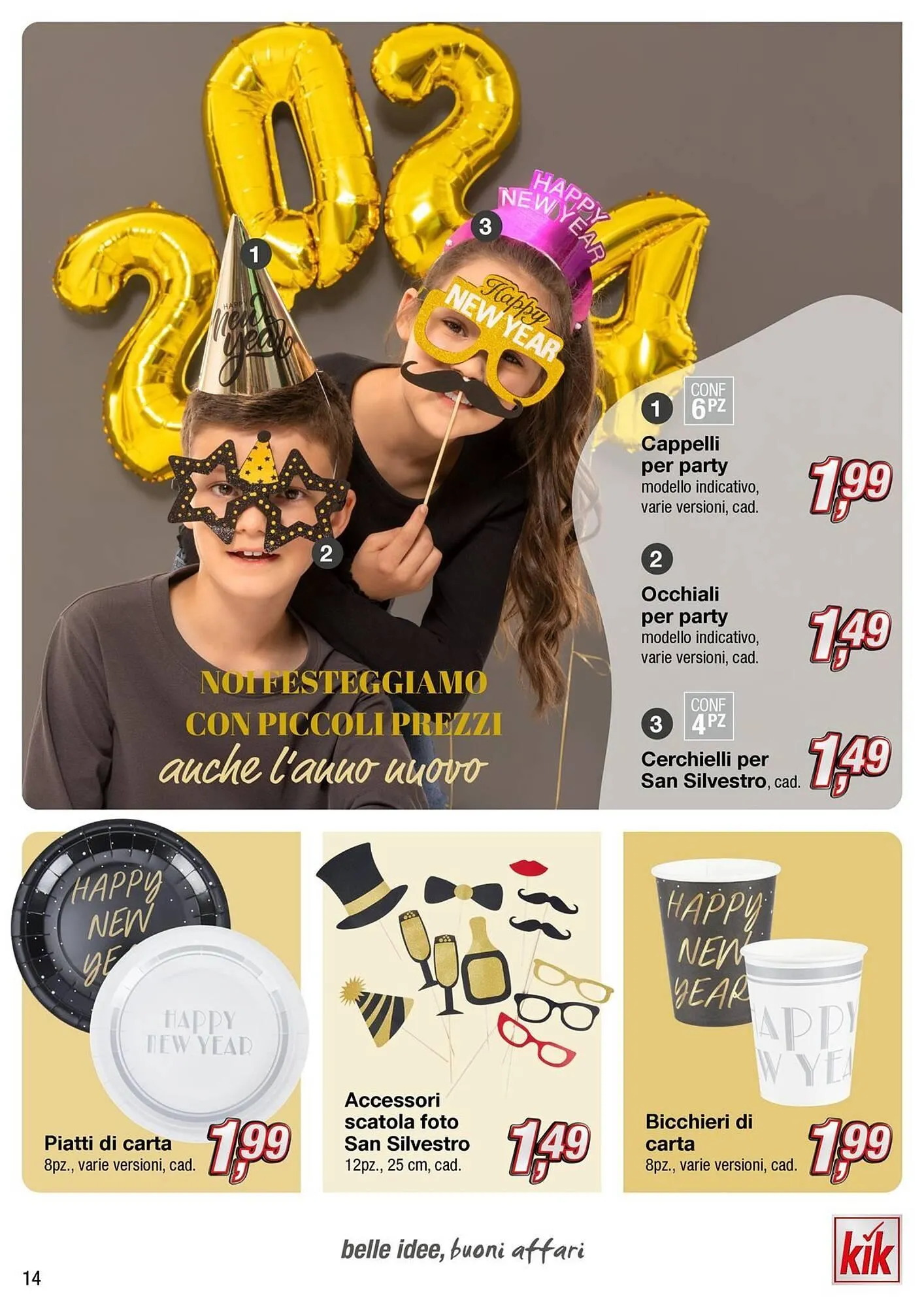 Volantino KiK da 11 dicembre a 25 dicembre di 2023 - Pagina del volantino 14