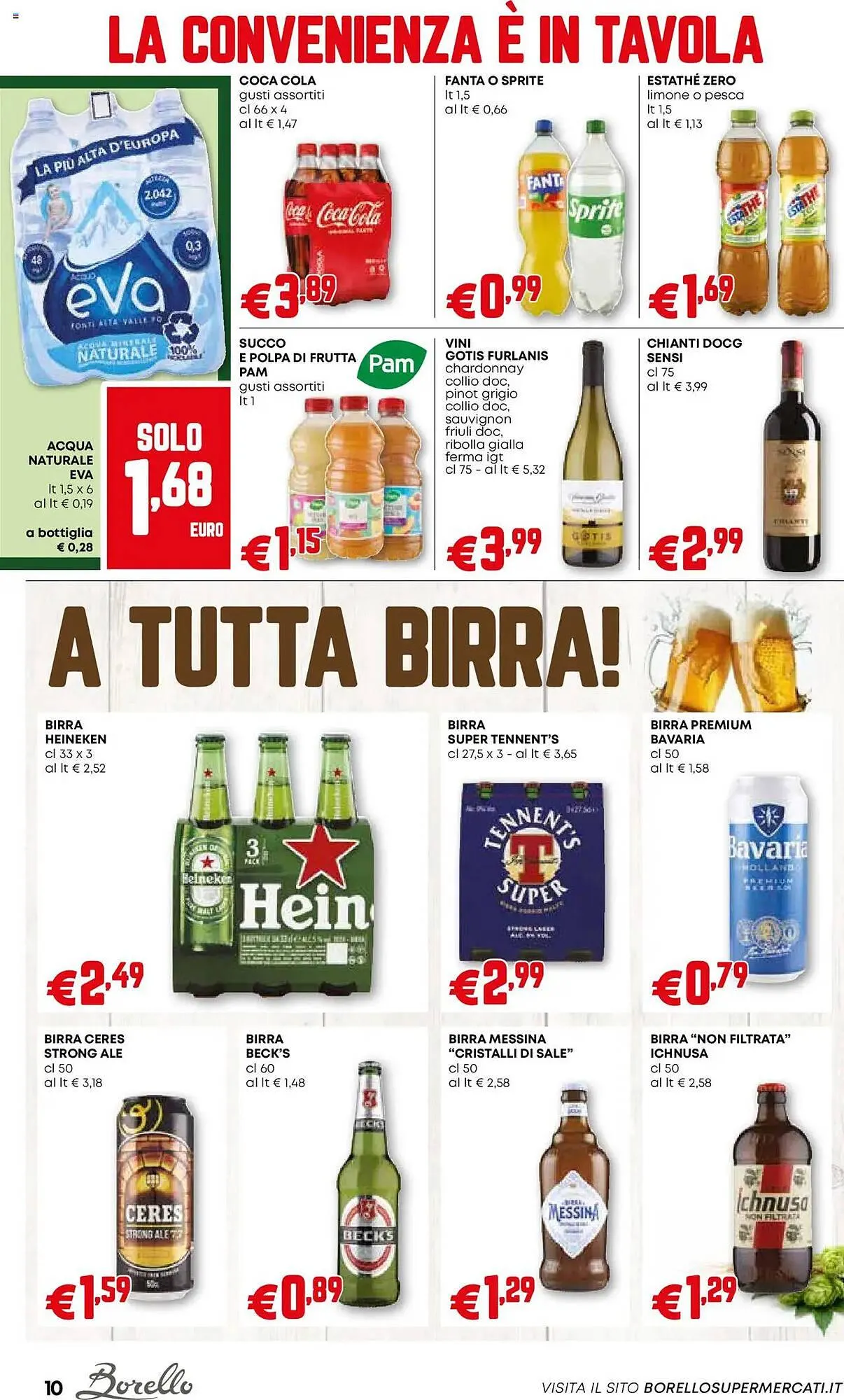 Volantino Borello Supermercati da 24 luglio a 6 agosto di 2025 - Pagina del volantino 10