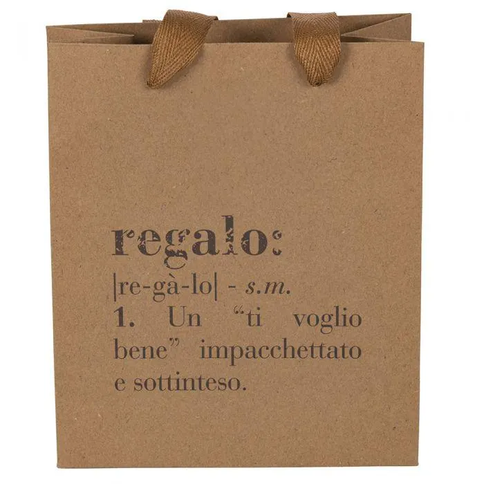 Busta regalo piccola in carta 16x8x19 cm, Victionary Regalo