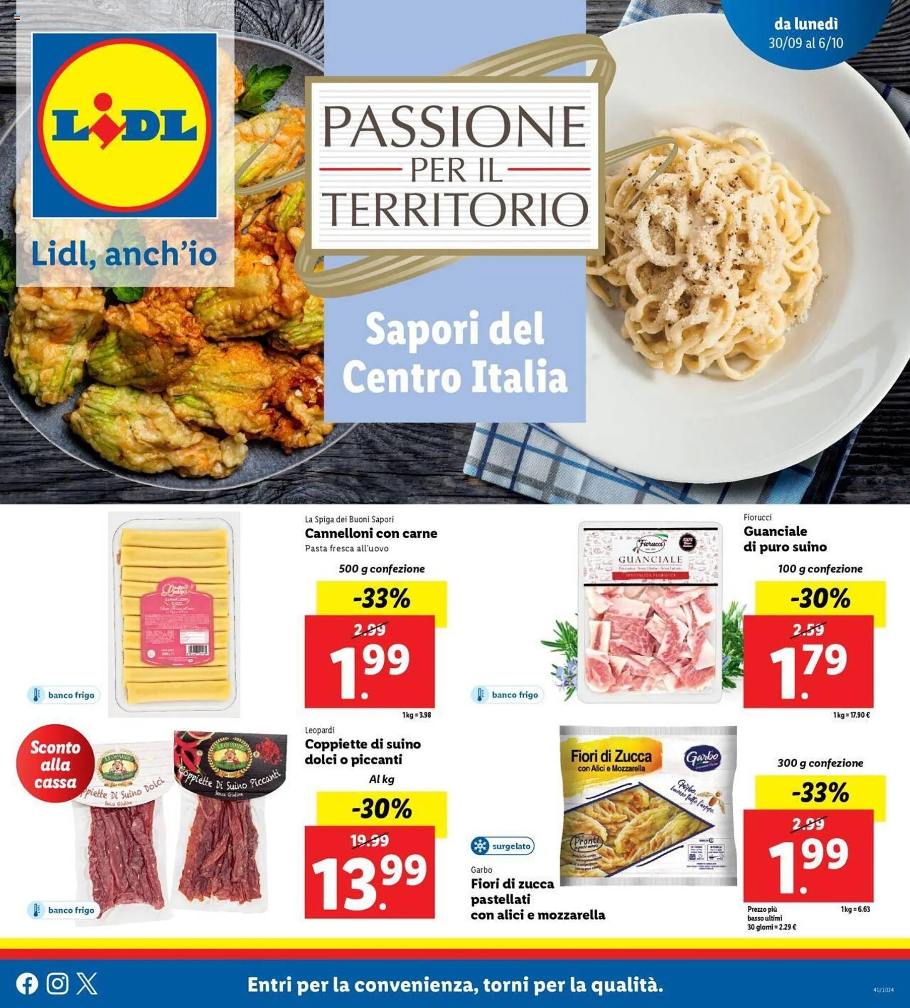 Volantino Lidl da 30 settembre a 6 ottobre di 2024 - Pagina del volantino 1