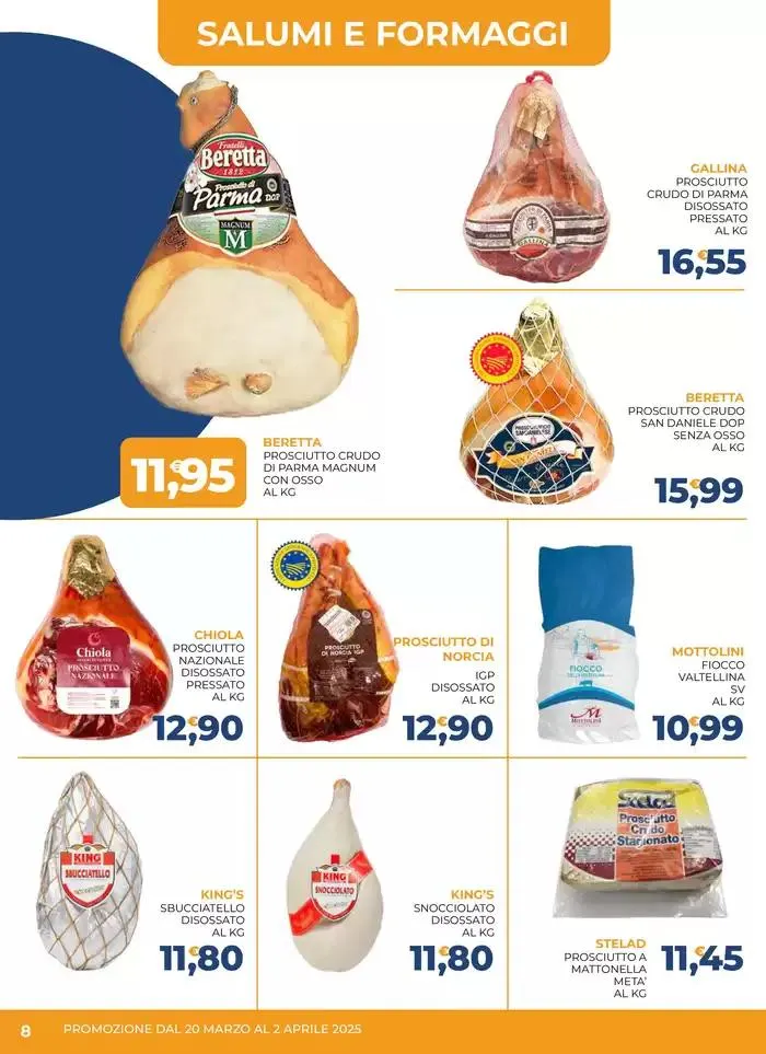 DAL 20 MARZO AL 2 APRILE 2025 da 20 marzo a 2 aprile di 2025 - Pagina del volantino 8