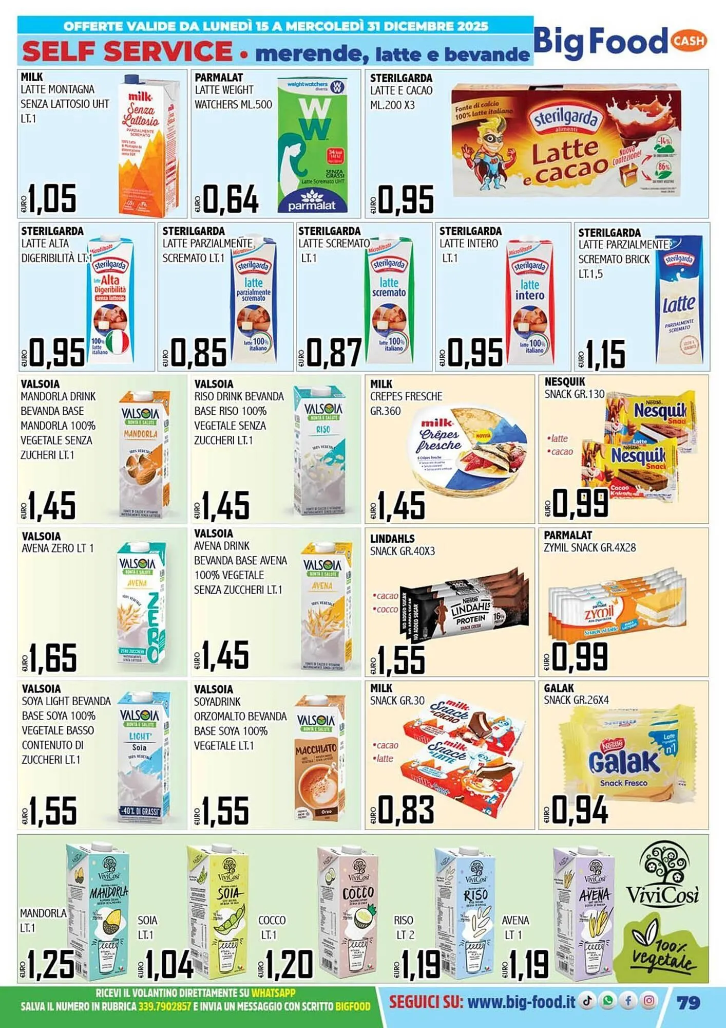 Volantino Big Food da 15 dicembre a 31 dicembre di 2025 - Pagina del volantino 79