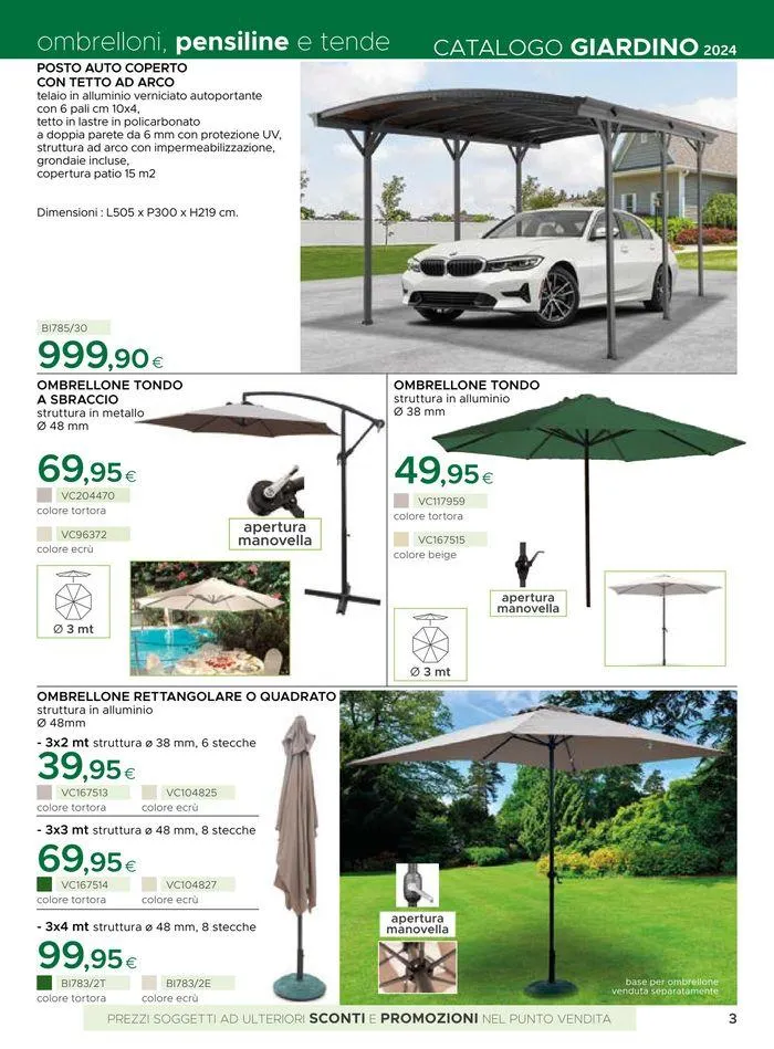 Catalogo giardino 2024 da 19 giugno a 31 agosto di 2024 - Pagina del volantino 3