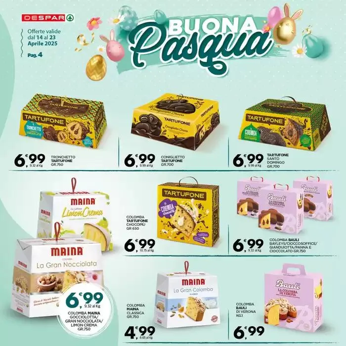 Buona Pasqua da 14 aprile a 23 aprile di 2025 - Pagina del volantino 4