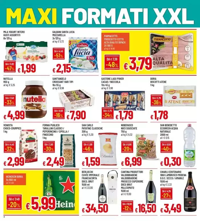 MAXI FORMATI XXL da 28 marzo a 9 aprile di 2025 - Pagina del volantino 4