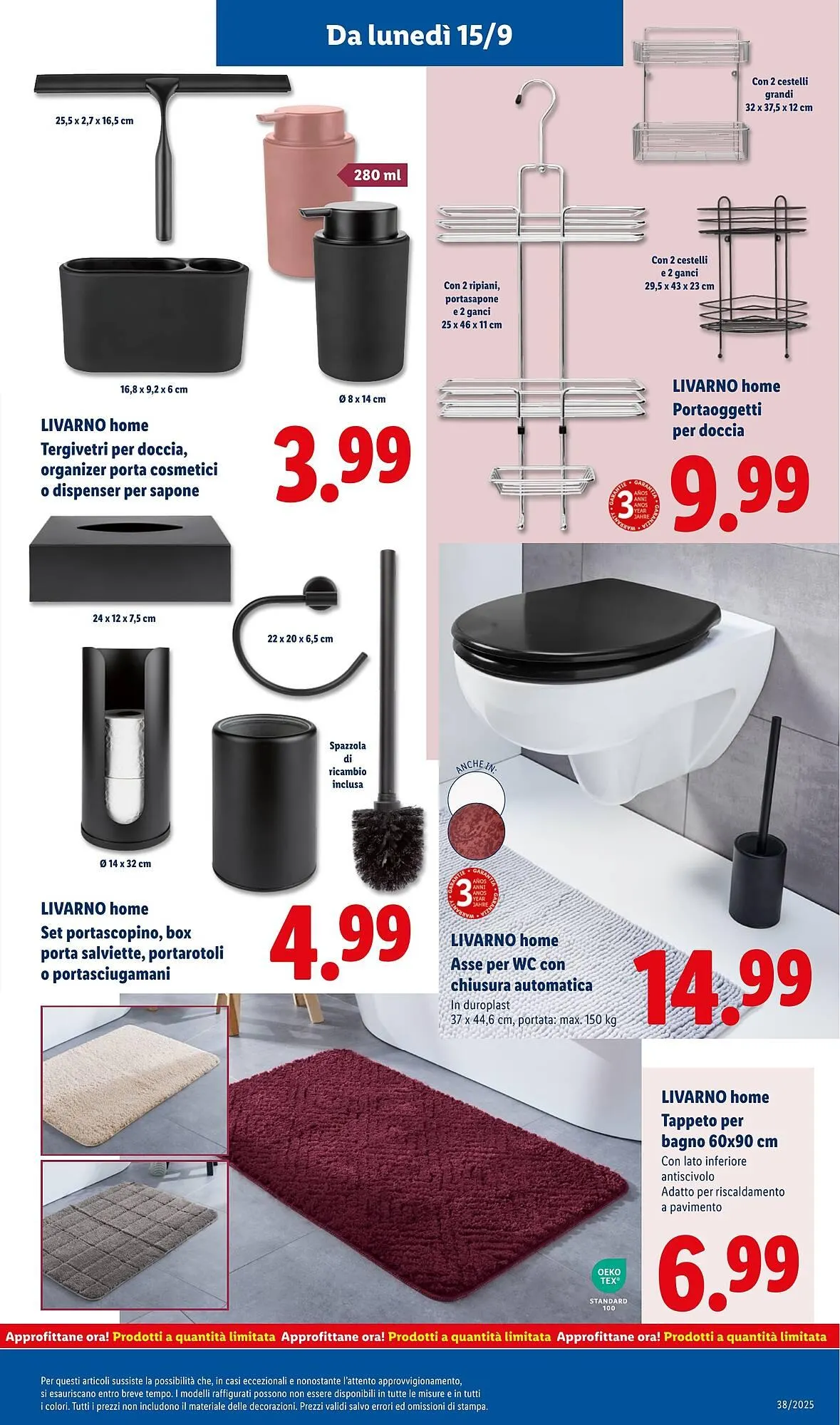 Volantino Lidl da 15 settembre a 21 settembre di 2025 - Pagina del volantino 39