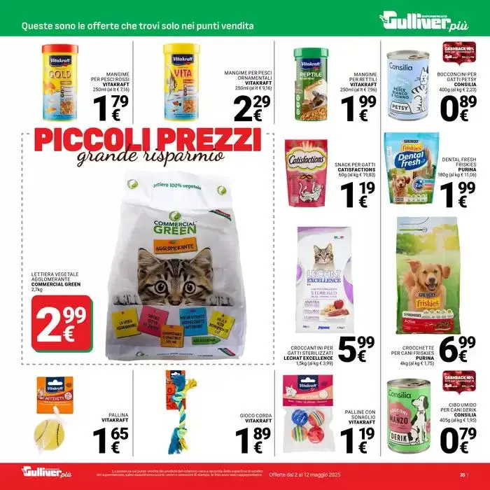 Piccoli prezzi da 2 maggio a 12 maggio di 2025 - Pagina del volantino 35