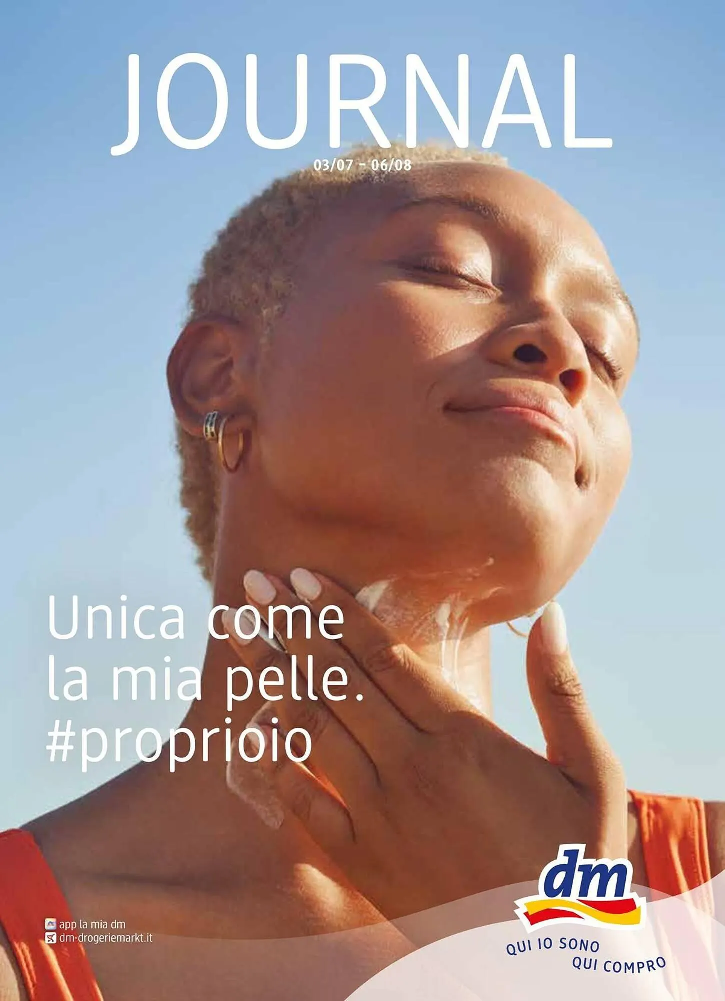 Volantino dm drogerie markt da 3 luglio a 6 agosto di 2025 - Pagina del volantino 1