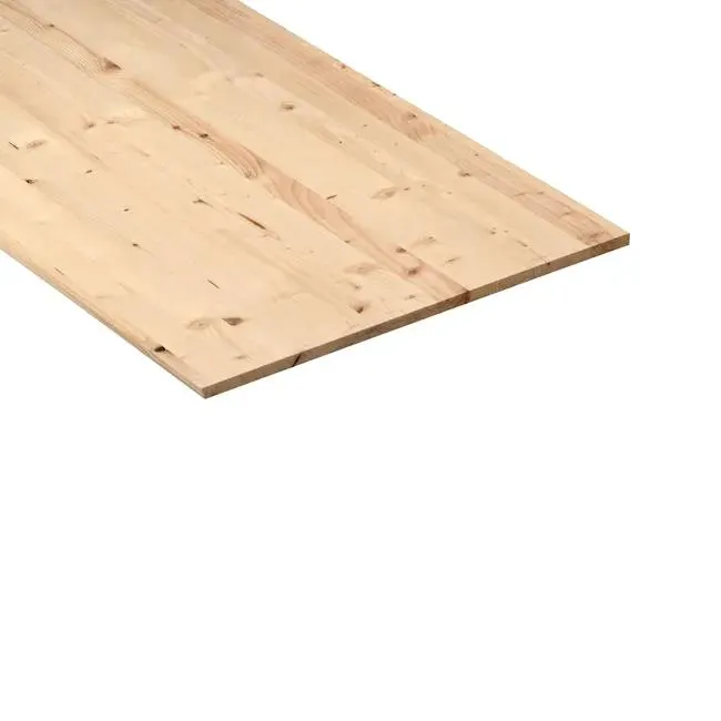 Tavola lamellare in legno di abete, L 50 x 90 cm x Sp 17 mm