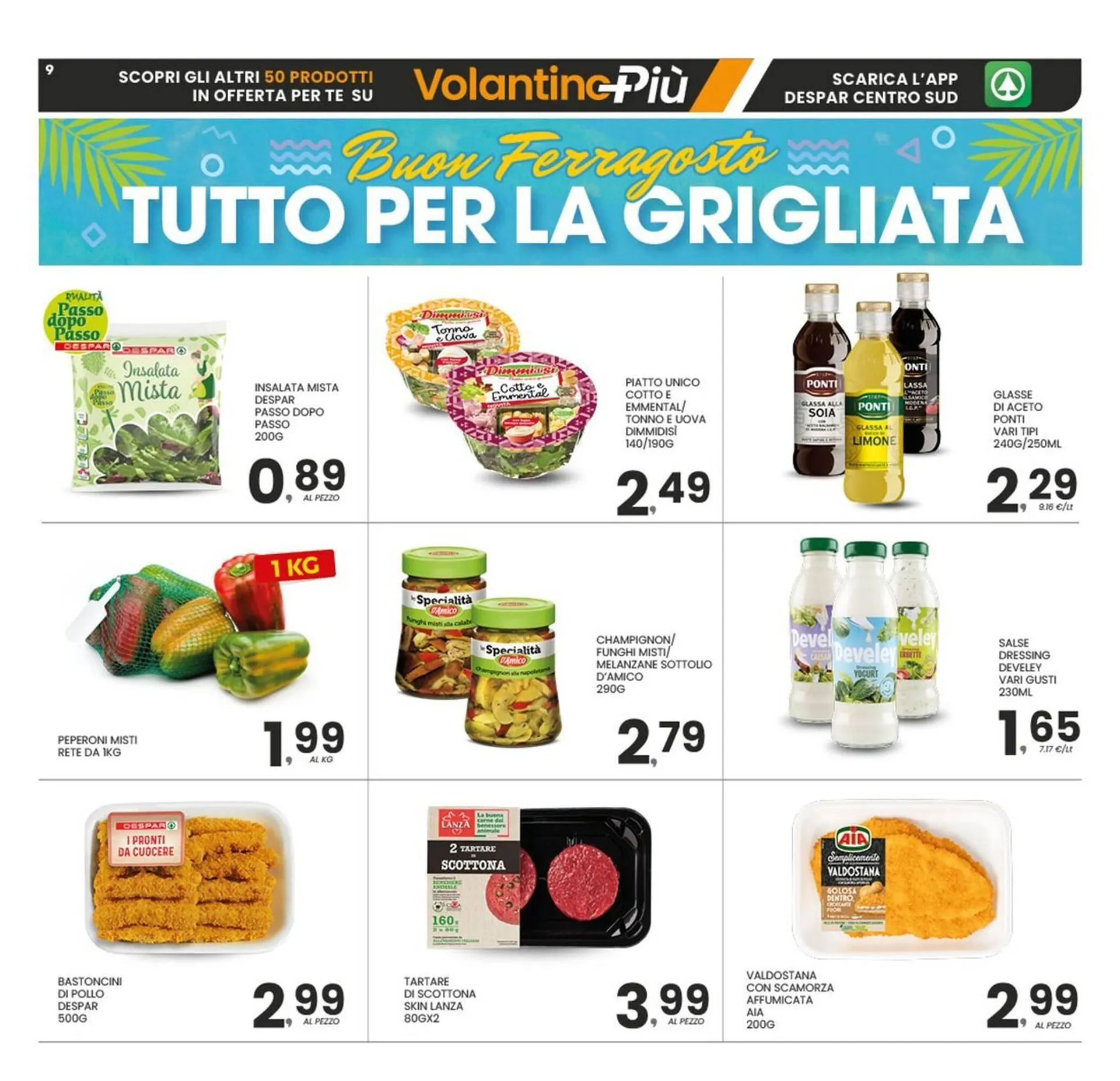 Volantino Despar da 4 agosto a 14 agosto di 2025 - Pagina del volantino 9