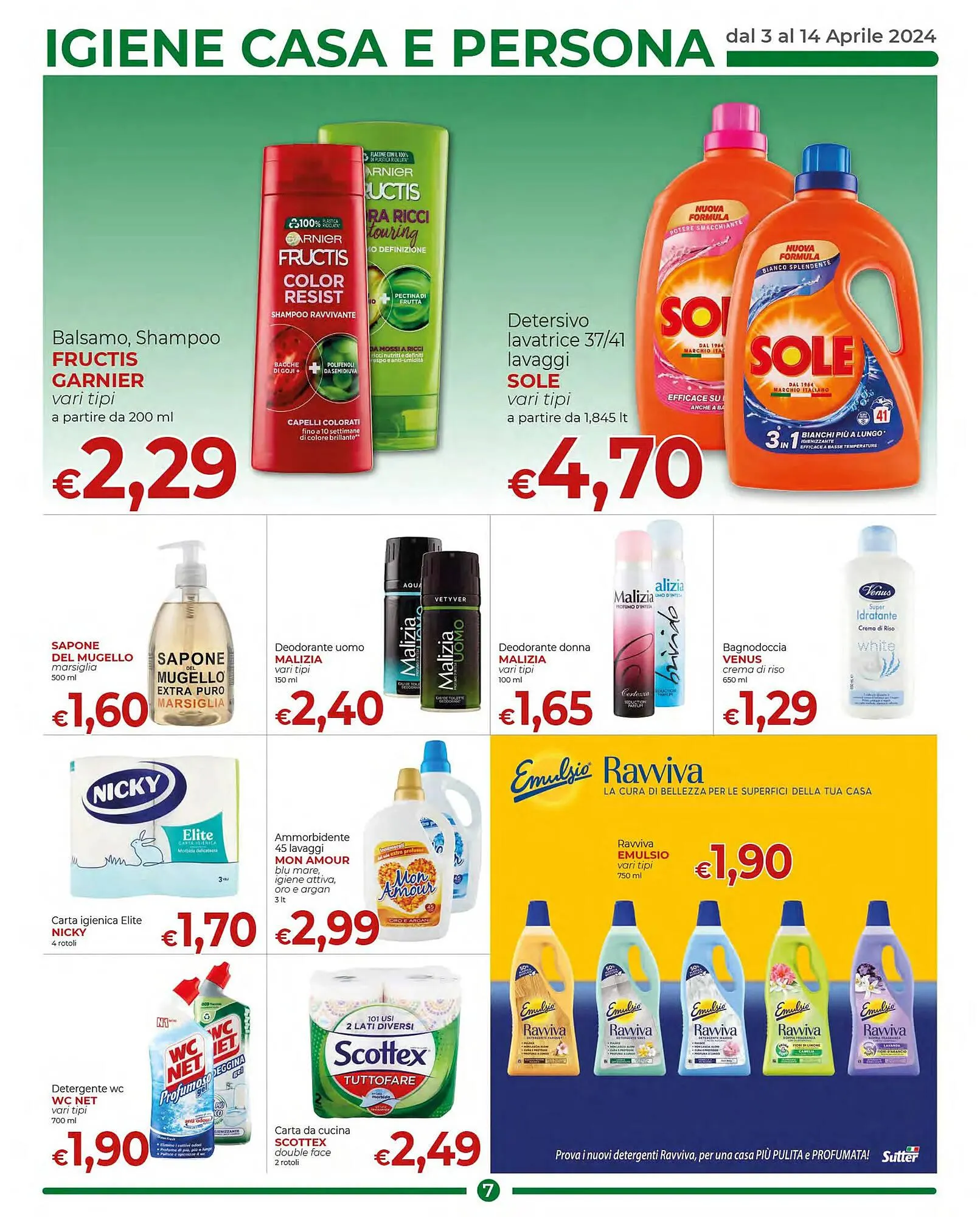 Volantino Supermercati Nonna Isa da 3 aprile a 14 aprile di 2024 - Pagina del volantino 7