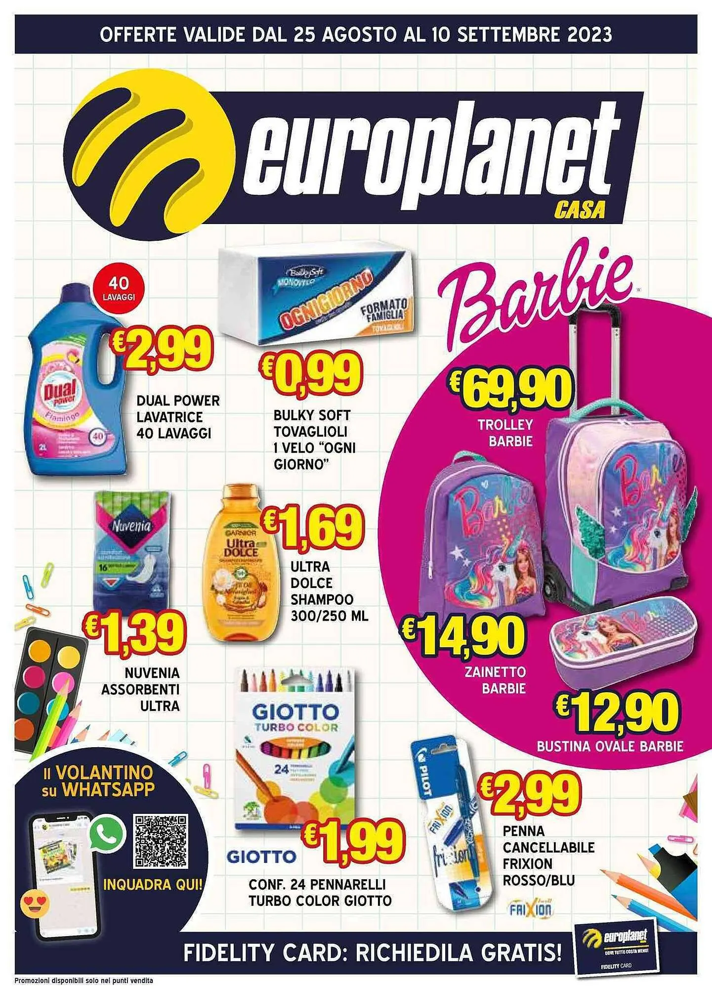 Volantino Europlanet Casa da 25 agosto a 10 settembre di 2023 - Pagina del volantino 1