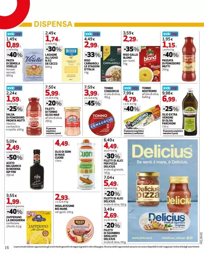 -25% su prodotti della linea da 27 marzo a 9 aprile di 2025 - Pagina del volantino 16