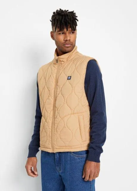 Gilet trapuntato in poliestere riciclato