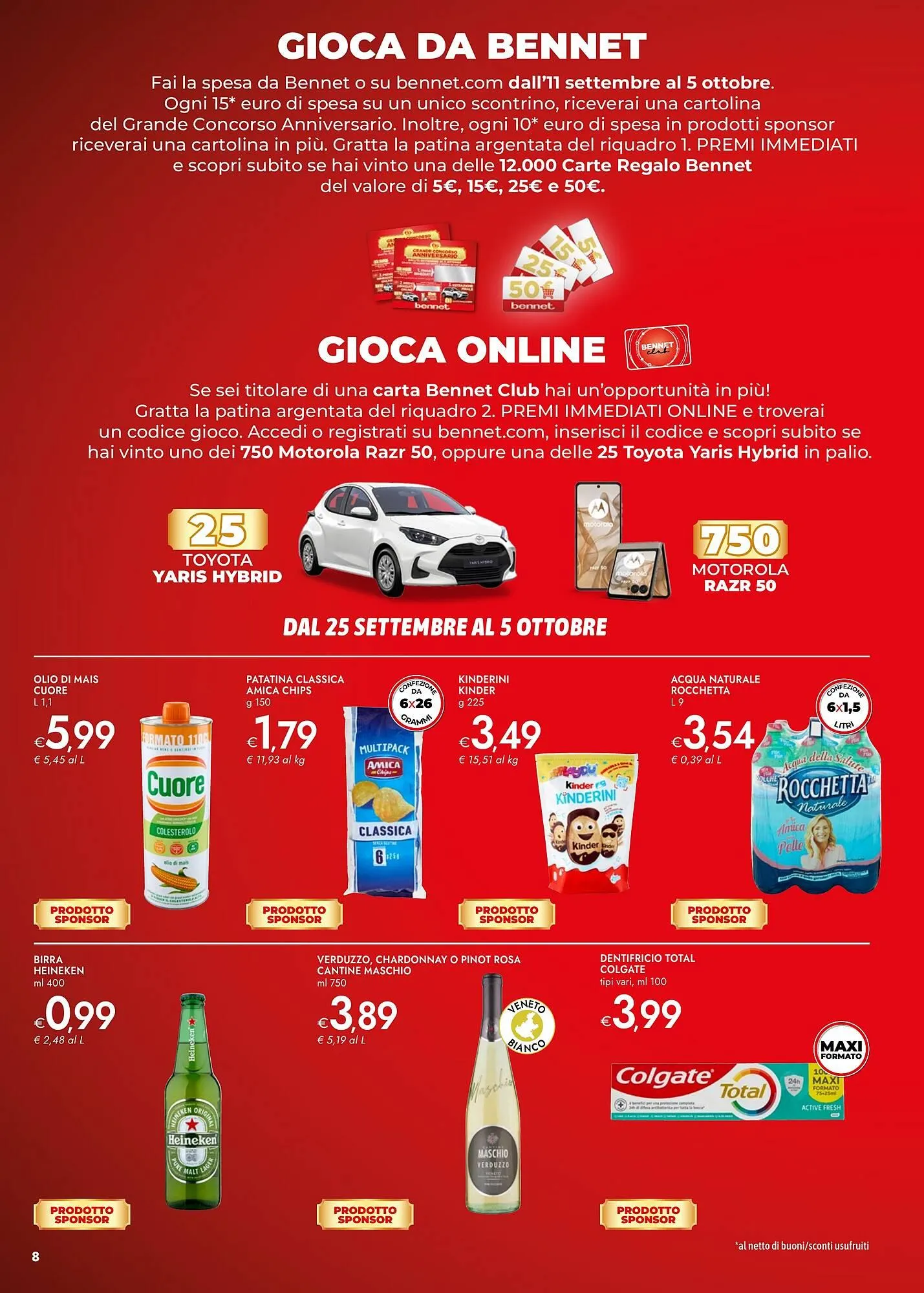 Volantino Bennet da 25 settembre a 8 ottobre di 2025 - Pagina del volantino 8