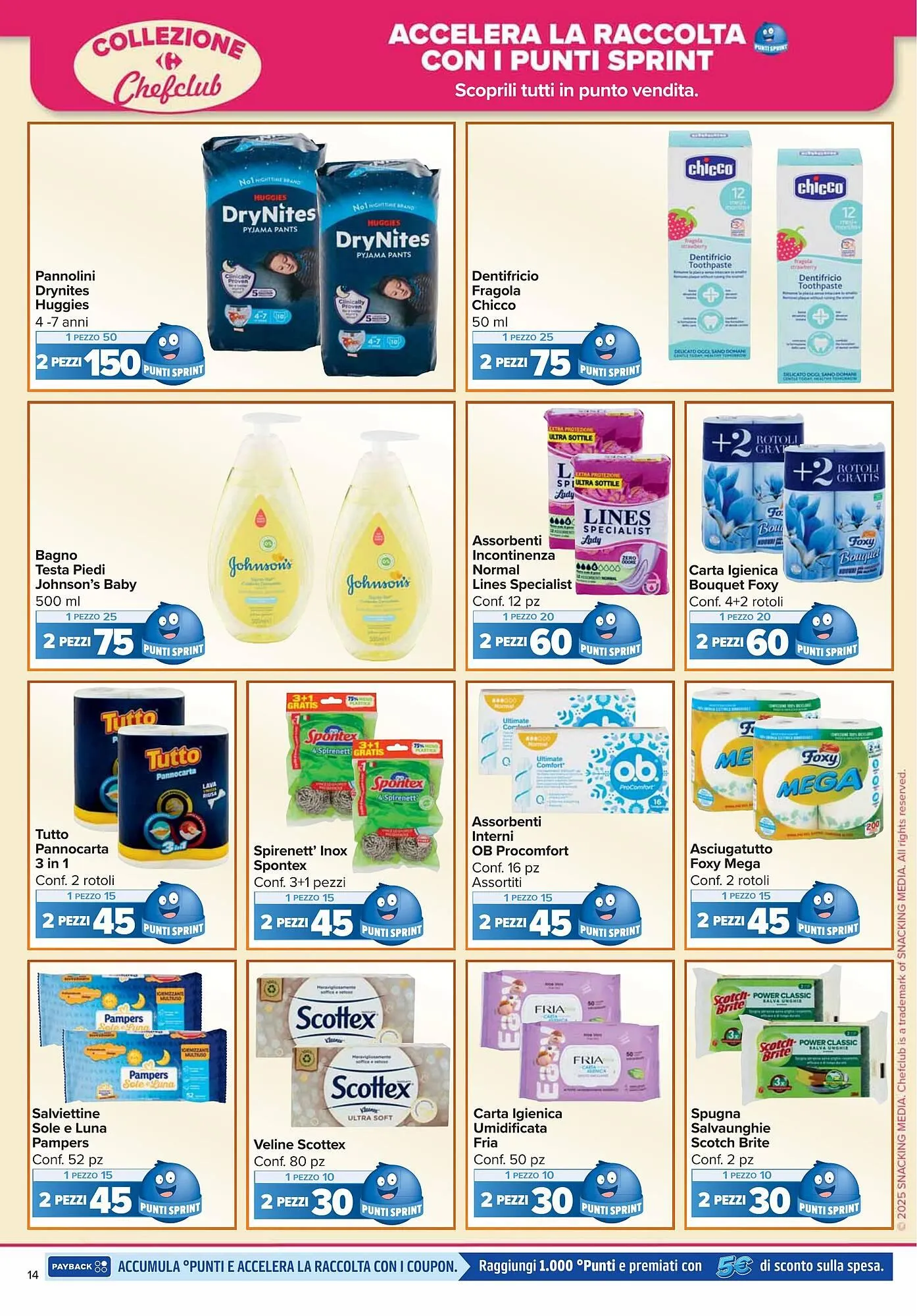 Volantino Carrefour Market da 7 febbraio a 16 febbraio di 2025 - Pagina del volantino 14