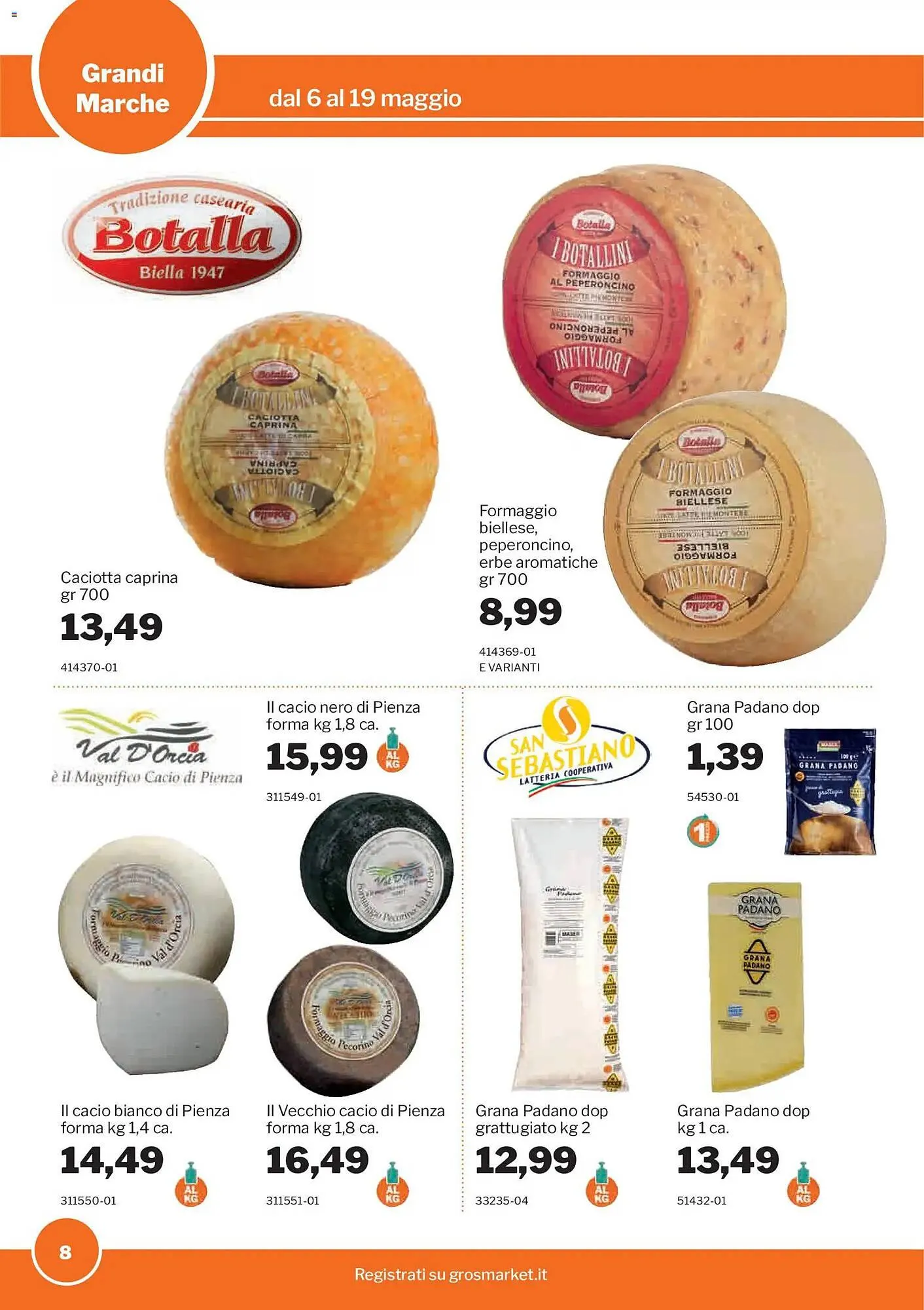 Volantino GrosMarket da 6 maggio a 19 maggio di 2026 - Pagina del volantino 8