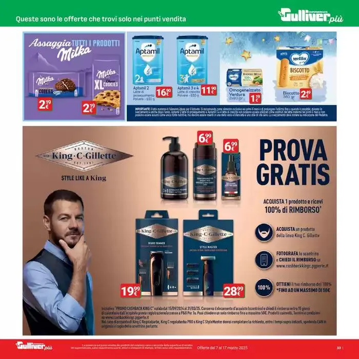 Scegli tu un mondo di vantaggi da 7 marzo a 17 marzo di 2025 - Pagina del volantino 33