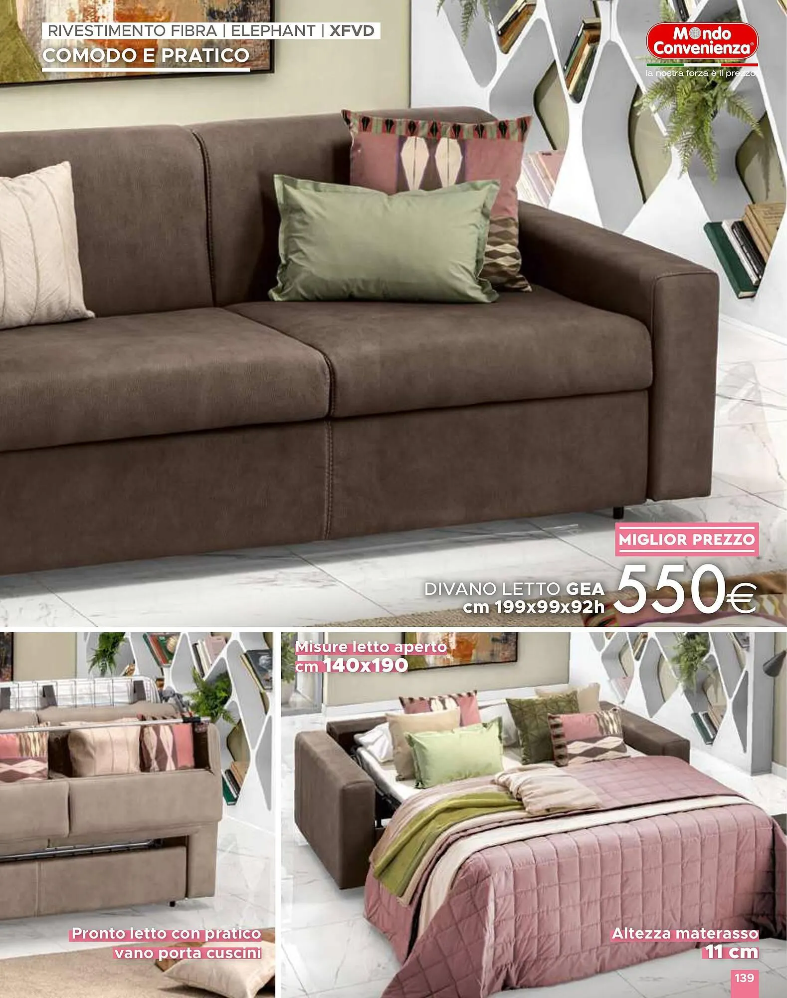 Volantino Mondo Convenienza da 1 aprile a 1 settembre di 2024 - Pagina del volantino 139