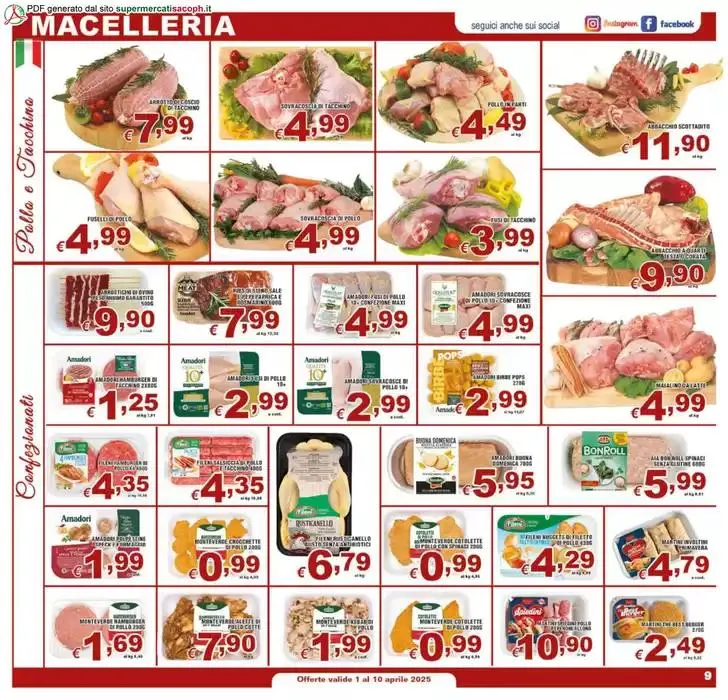 Sottocosto da 1 aprile a 10 aprile di 2025 - Pagina del volantino 9