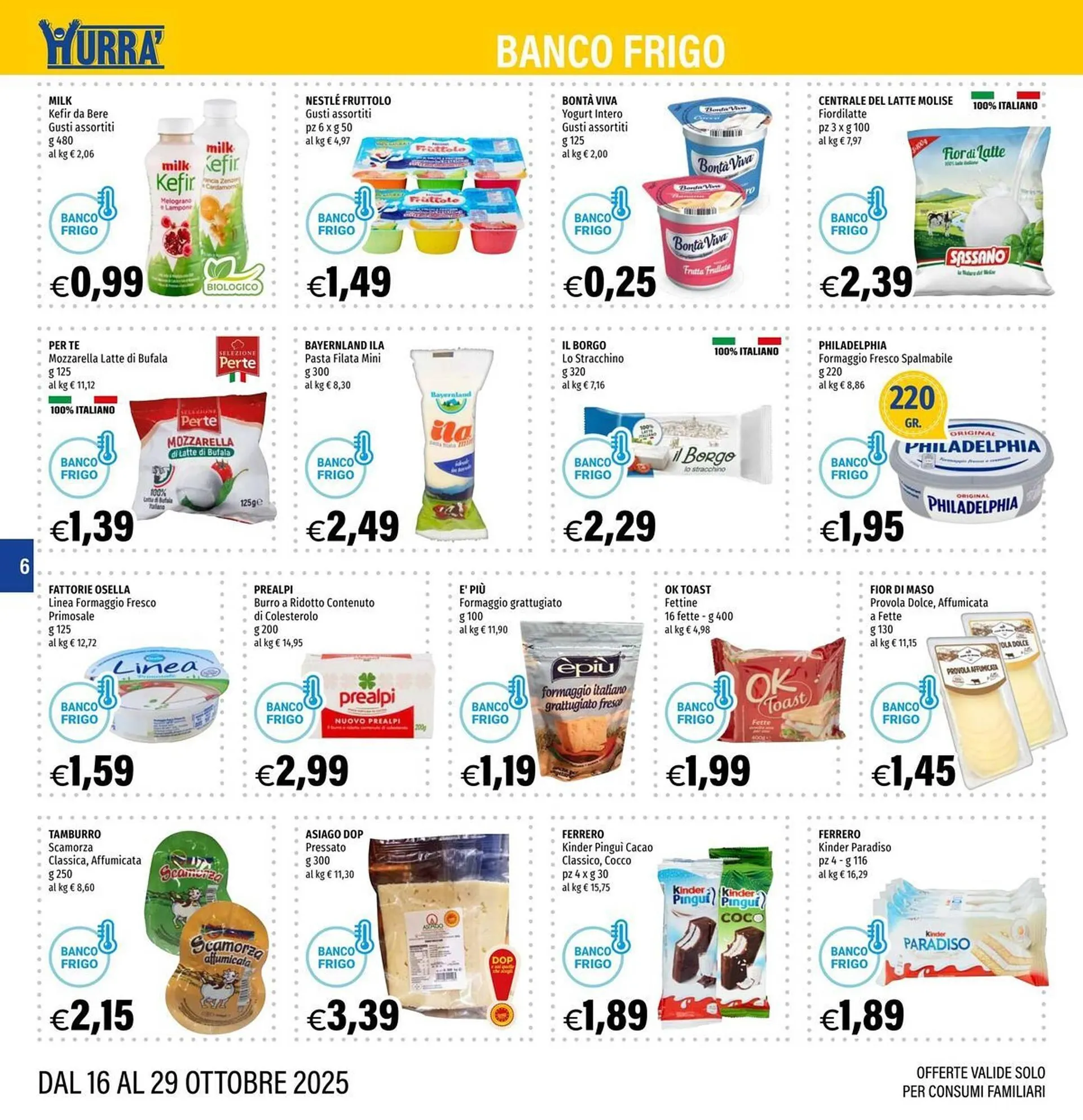 Volantino Hurrà da 16 ottobre a 29 ottobre di 2025 - Pagina del volantino 6