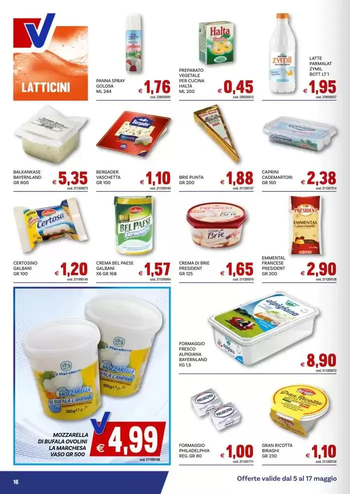 Guida alle offerte da 5 maggio a 17 maggio di 2025 - Pagina del volantino 16