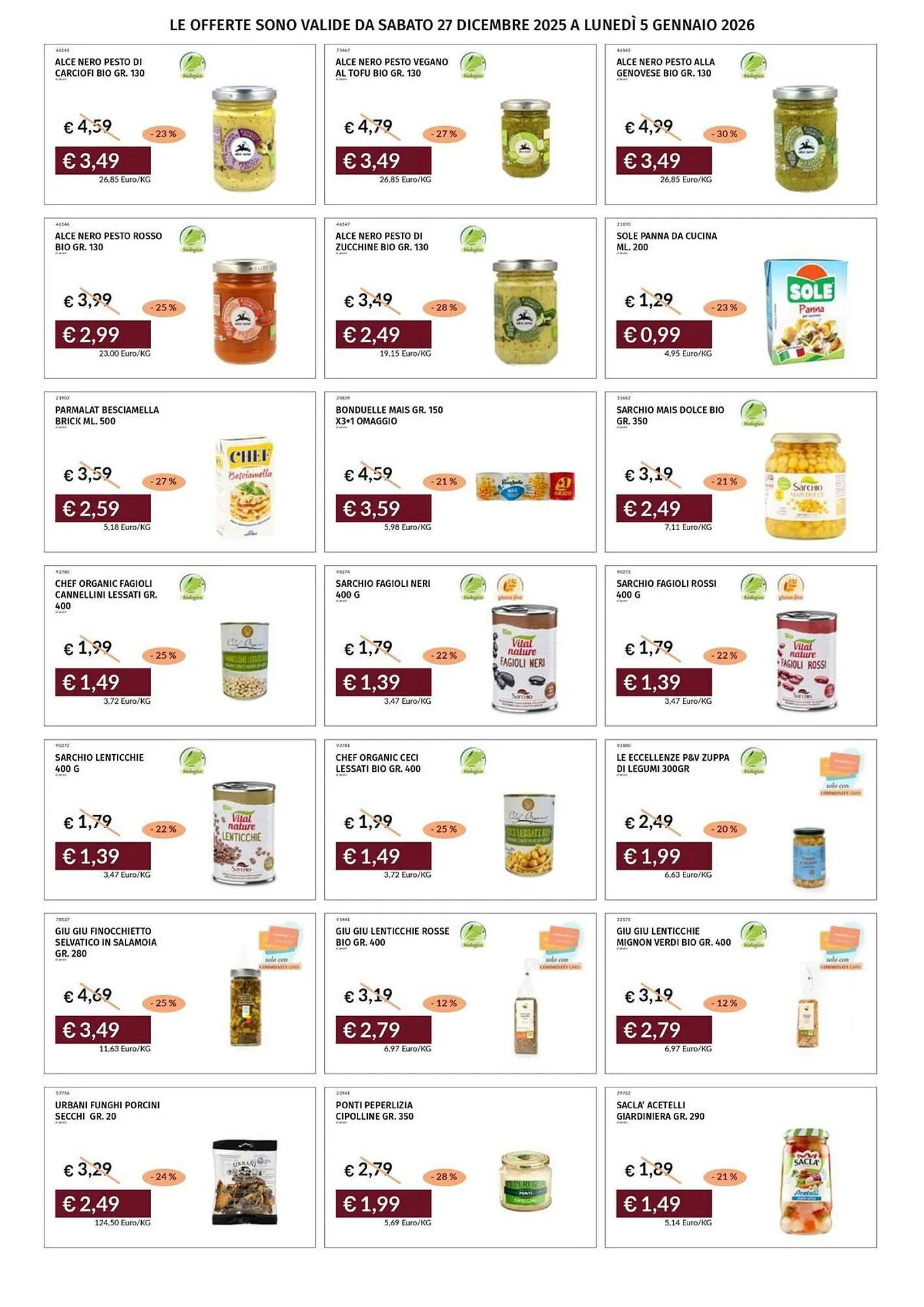 Volantino Prezzemolo e Vitale da 29 dicembre a 5 gennaio di 2026 - Pagina del volantino 22