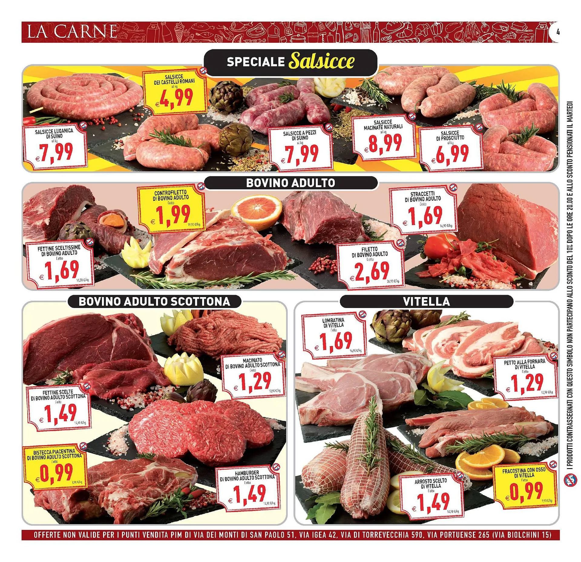 Volantino Pim Supermercati da 6 agosto a 17 agosto di 2025 - Pagina del volantino 4