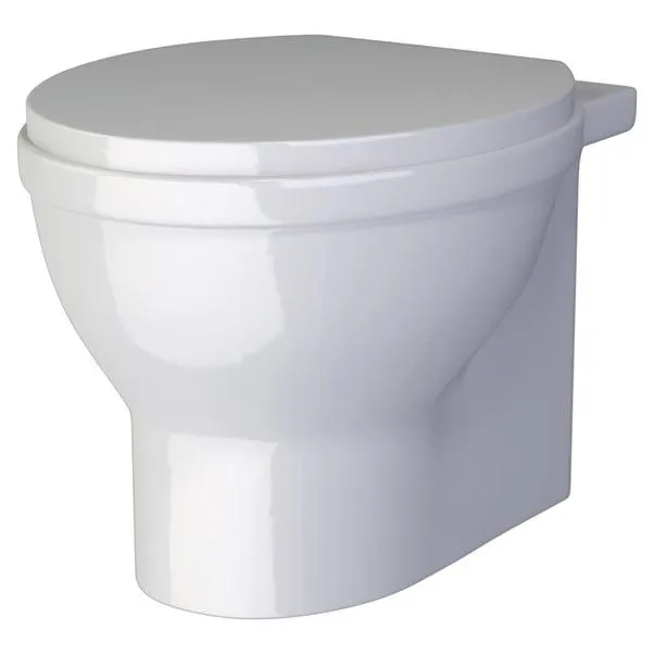 Vaso serie air filo muro a terra scarico multiplo in ceramica bianca