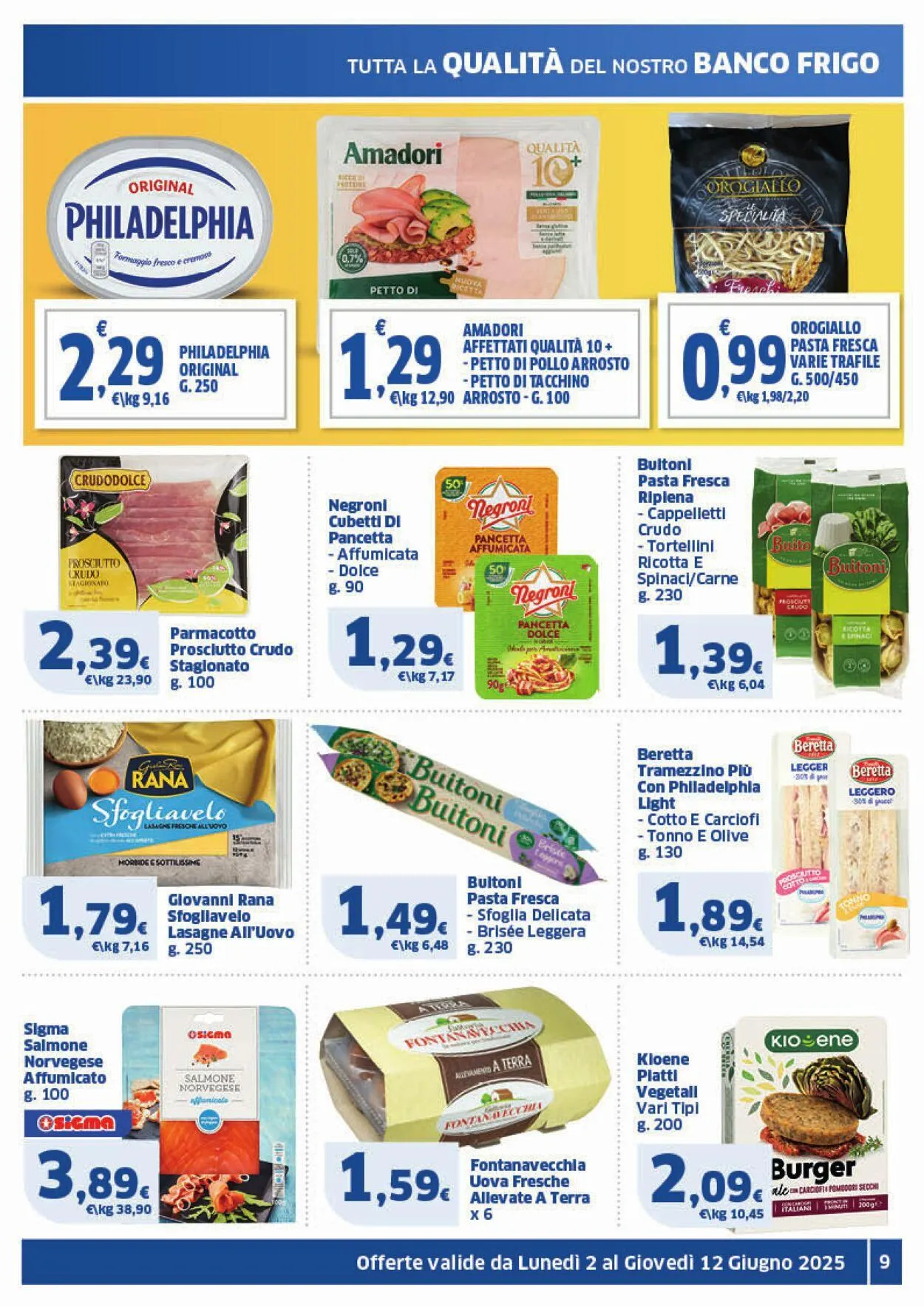 Sigma - Napoli Volantino attuale da 2 giugno a 12 giugno di 2025 - Pagina del volantino 9