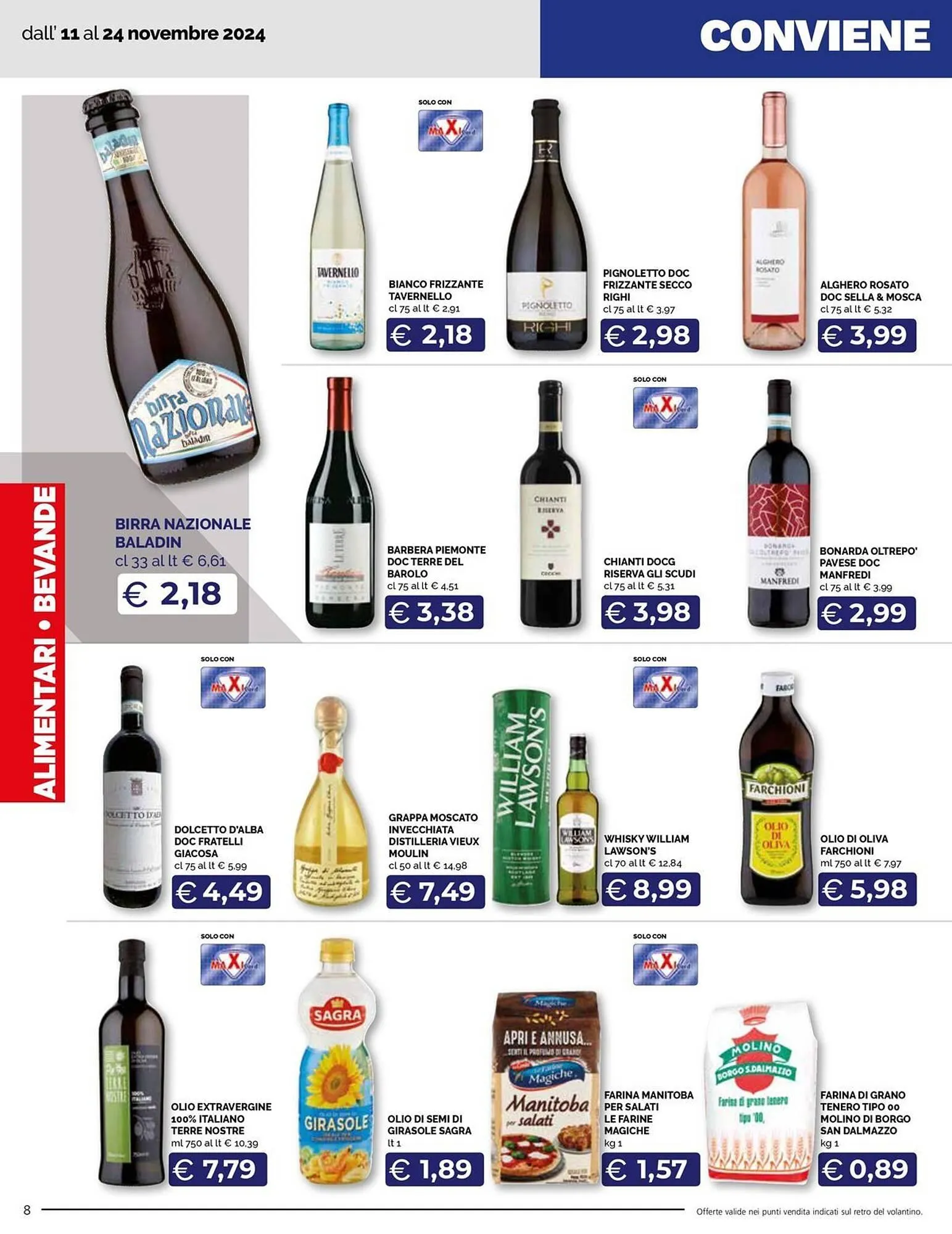 Volantino Maxisconto da 11 novembre a 24 novembre di 2024 - Pagina del volantino 8