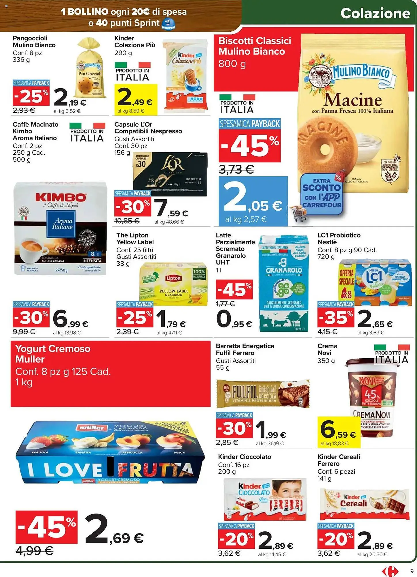 Volantino Carrefour Market da 17 febbraio a 1 marzo di 2026 - Pagina del volantino 9