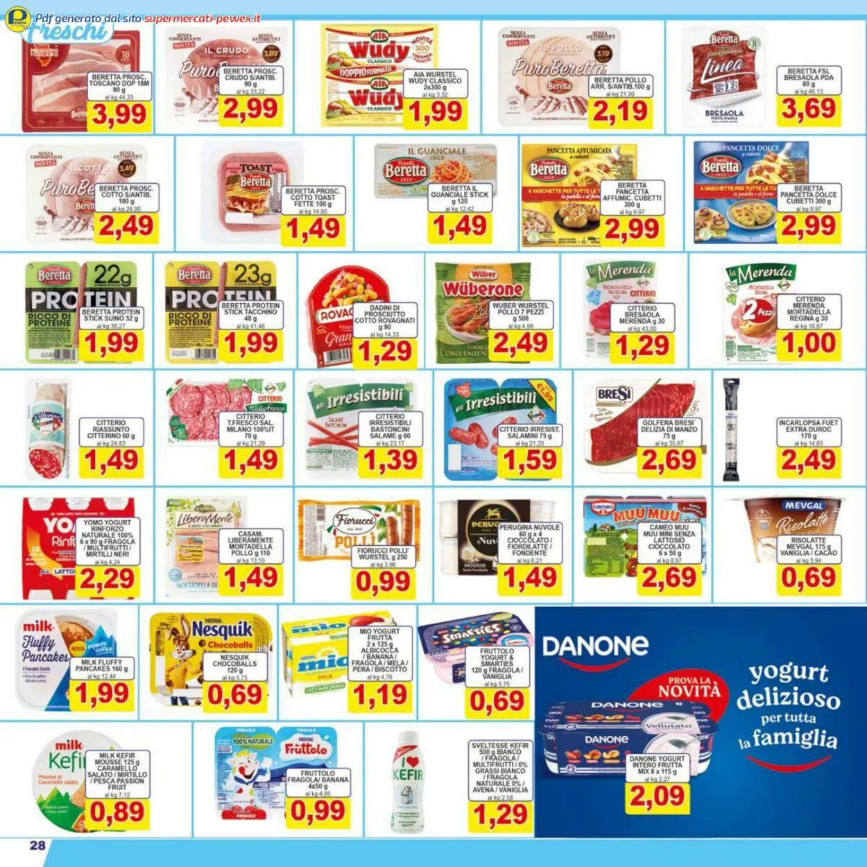 Pewex Volantino attuale da 29 dicembre a 12 gennaio di 2026 - Pagina del volantino 28