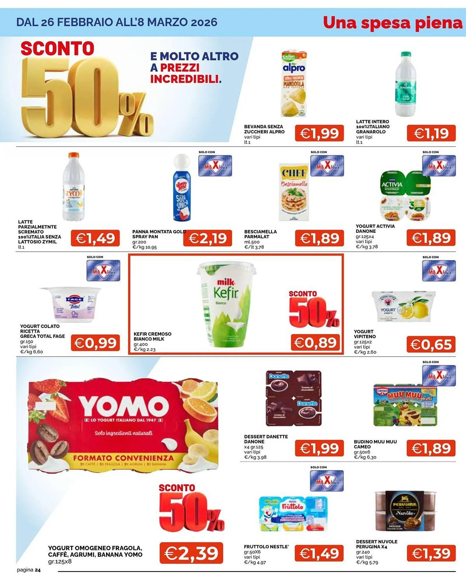 Volantino Maxisconto da 26 febbraio a 8 marzo di 2026 - Pagina del volantino 24