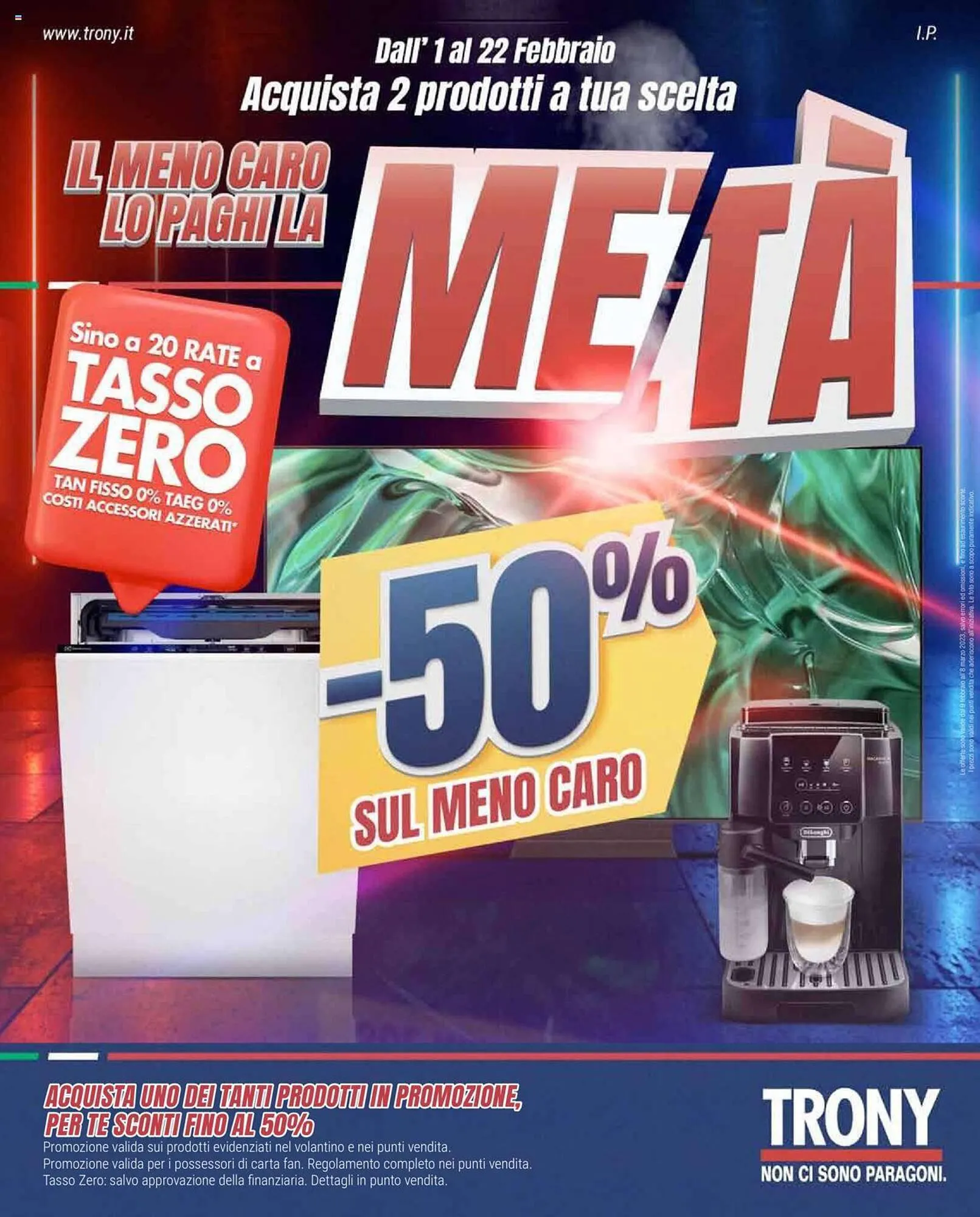 Volantino Trony da 1 febbraio a 22 febbraio di 2024 - Pagina del volantino 1