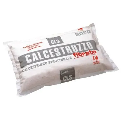 Calcestruzzo tradizionale fibrato 25 kg