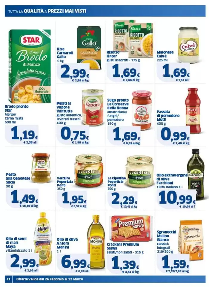 Sapori di casa da 26 febbraio a 12 marzo di 2025 - Pagina del volantino 12