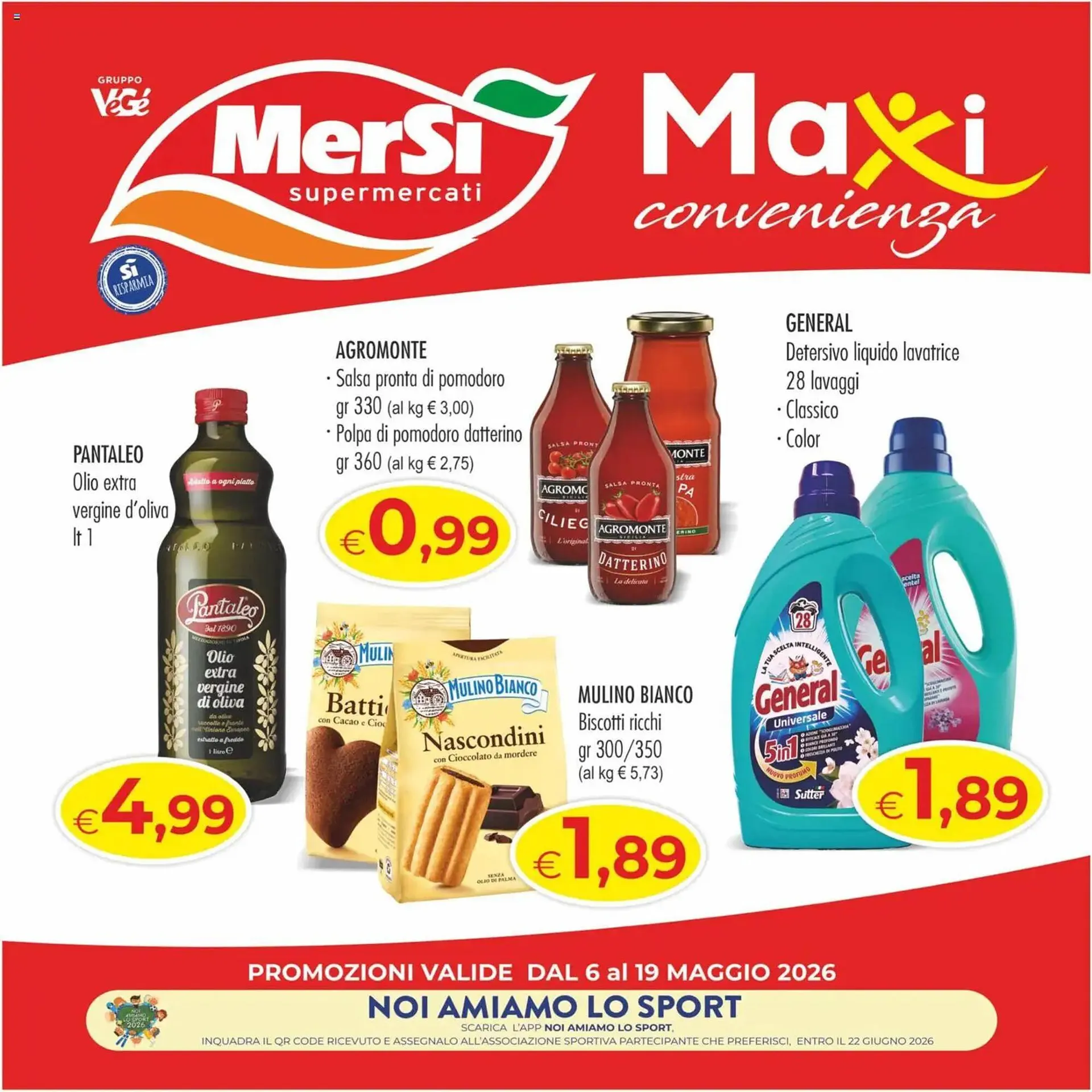 Volantino MerSi Supermercati da 6 maggio a 19 maggio di 2026 - Pagina del volantino 1