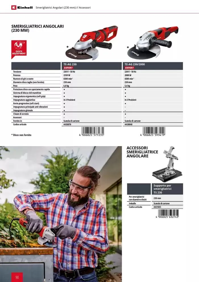 Elettroutensili 2025 da 11 febbraio a 31 dicembre di 2025 - Pagina del volantino 98