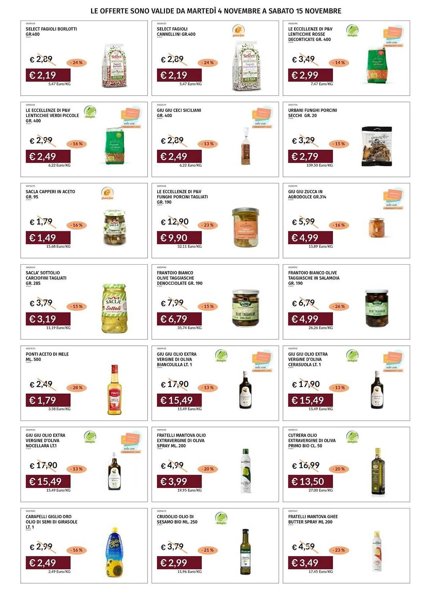 Volantino Prezzemolo e Vitale da 4 novembre a 15 novembre di 2025 - Pagina del volantino 22