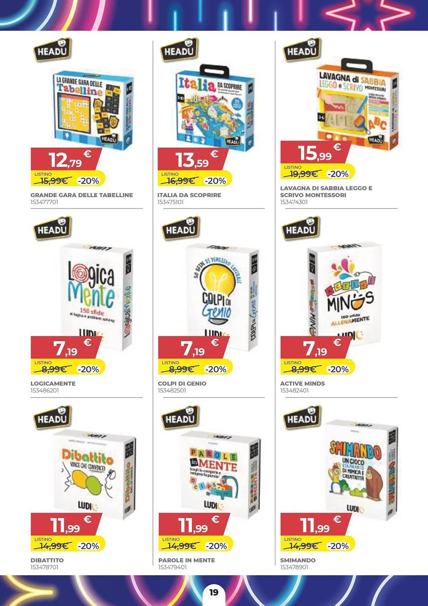 Volantino Toys Center da 28 agosto a 28 settembre di 2025 - Pagina del volantino 19